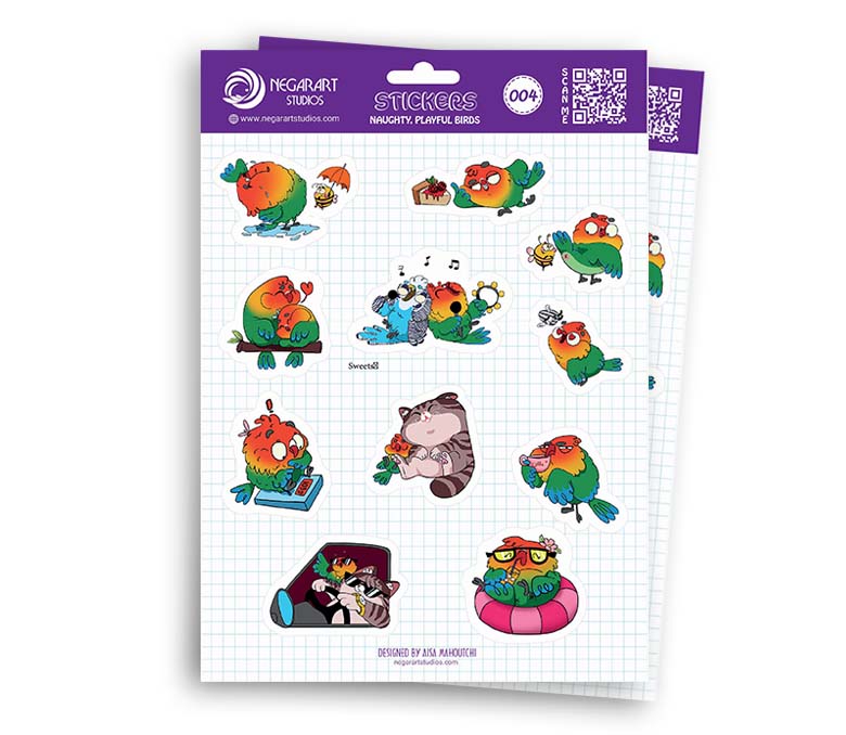 Birds Stickers - [004]