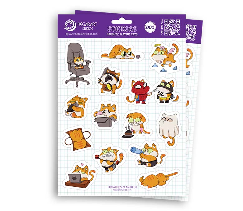 Cat Stickers - [001]